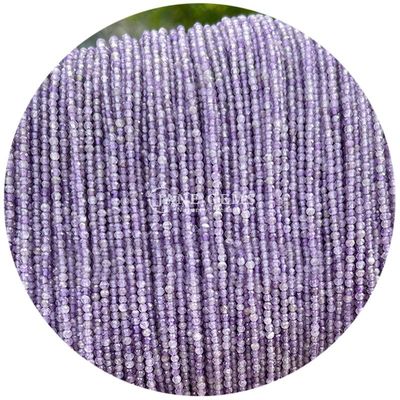 Ingrosso di gemme semi-preziose perle a facce a facce a facce sciolte perle di ametista accessori perle spazzatore per gioielleria