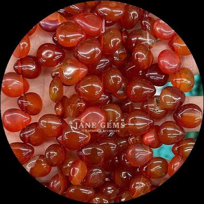 Agata indiana Topazio Gemma Perla Acqua cristallina naturale Bollina di forma di pietra Stringhe di perla sciolte Per braccialetti