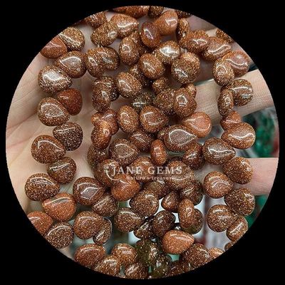 Agata indiana Topazio Gemma Perla Acqua cristallina naturale Bollina di forma di pietra Stringhe di perla sciolte Per braccialetti