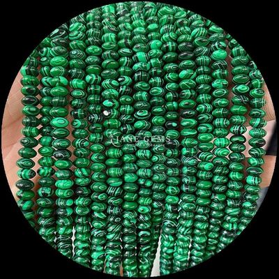 Aventurine rosa Verde Aventurine Gem Bead Cristallo naturale Ufo Forma di pietra Stringhe di perline sciolte Per braccialetti