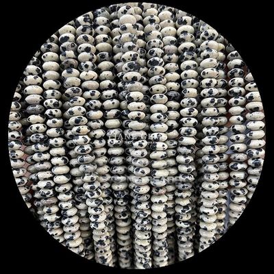 Sodalite Picture Stone Gem Bead Natural Crystal UFO Shape Stone Loose Bead Strands per braccialetti