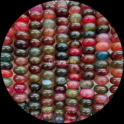 Limone Giada Amazonite Gem Perla Cristallo Naturale Ufo Forma di Pietra Stringhe di Perla Libera Per Braccialetti