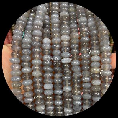 Lucky Jade Lava Stone Gem Bead Natural Crystal Abacus Shape Stone Loose Bead Strands per braccialetti