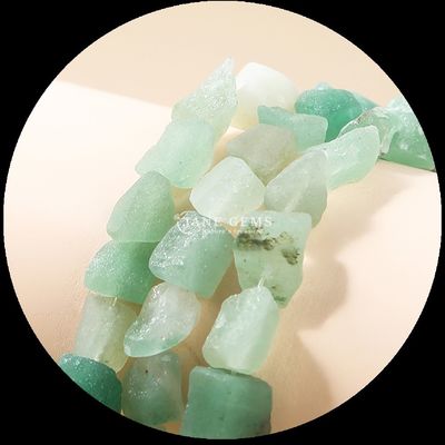 Fluorite Amazonite Gem Bead Natural Crystal Raw Rough Stone Loose Bead Strands per braccialetti