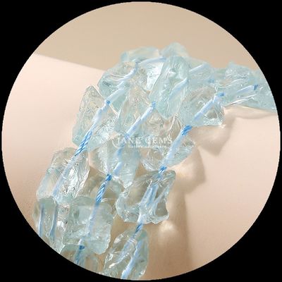 Fluorite Amazonite Gem Bead Natural Crystal Raw Rough Stone Loose Bead Strands per braccialetti