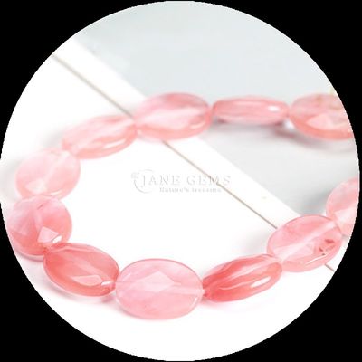 Perline a forma ovale a facce perle di gemme cristalline naturali opalite blu puntino di pietra perline a fasce per braccialetti