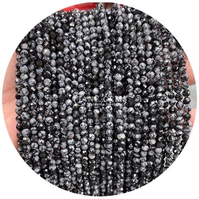 Perle di pietra gemma naturale con facce energetiche cristalline a forma rotonda per la produzione di gioielli fai da te