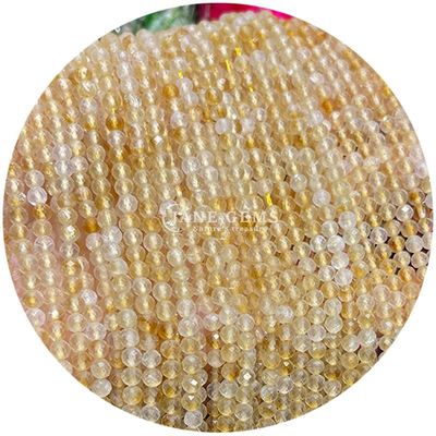 Perle rotonde lisce a cristallo di quarzo naturale multicolore lucidato per la fabbricazione di gioielli