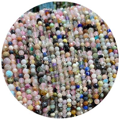 OEM ODM supporto facciata natura genuina gemma cristallo di guarigione perline sciolte gioielli per designer fai da te