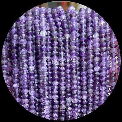 Lapis Lazuli Apatite perla di gemma naturale con facce in forma di abaco fili di perla sciolti per energia curativa e fabbricazione di gioielli fai da te