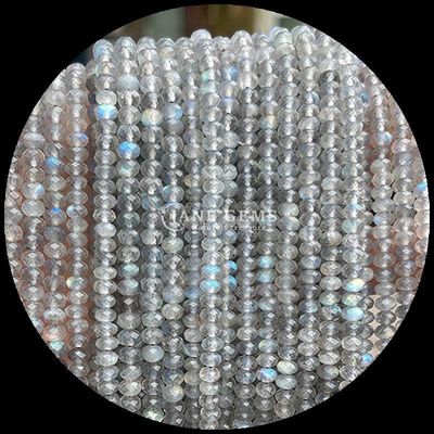 Turmalina granato gemma naturale perla facciata a forma di abaco fili di perla sciolti per energia curativa e gioielli fai da te Ma