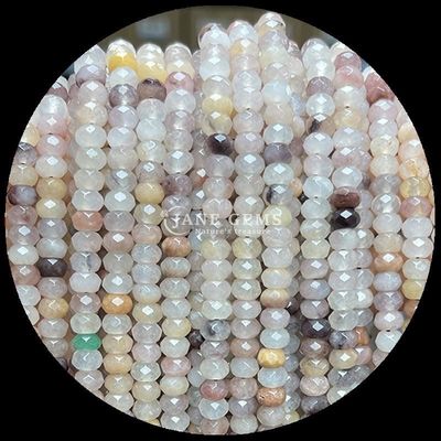 Fluorite Carnelia Gemstone naturale perle facciata Abaco Forma a sfera perle a fili sciolti per energia curativa e gioielli fai da te Ma