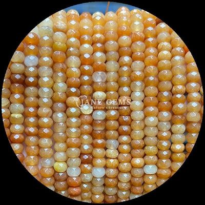 Fluorite Carnelia Gemstone naturale perle facciata Abaco Forma a sfera perle a fili sciolti per energia curativa e gioielli fai da te Ma