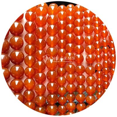Agate naturali perline di pietra lisce rotonde perline spazzatrici sciolte per gioielli