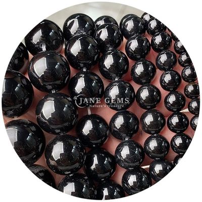 Agate naturali perline di pietra lisce rotonde perline spazzatrici sciolte per gioielli
