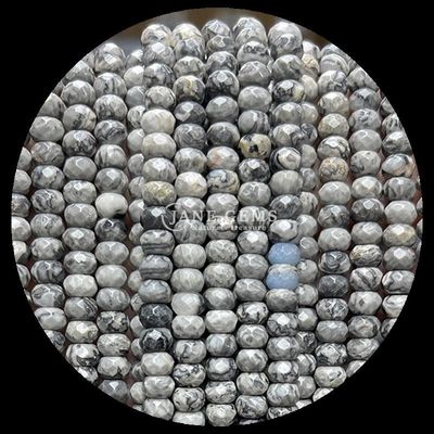 Labradorite Peridot Stringhe di perline di gemme naturali Perline di abaco a facce di gemme naturali per regali personalizzati