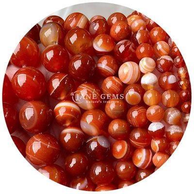 Perle di pietra naturale sciolte Strand Genuino Pietra Reale Agata Perle di cristallo per la realizzazione di gioielli fai da te