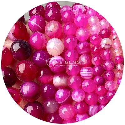 Perle di pietra naturale sciolte Strand Genuino Pietra Reale Agata Perle di cristallo per la realizzazione di gioielli fai da te
