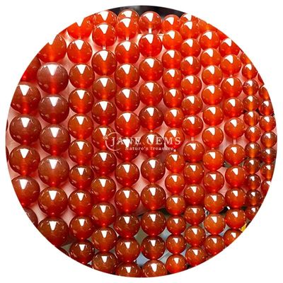 Genuine Real Agate Loose Beads Red Agate Bead Strand Per Portachiavi / Gioielli / Artigianato Fare Regalo