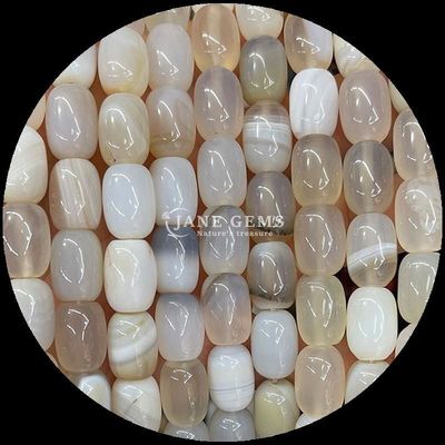 Gems Bead Howlite Opalite Natural Crystal Gemstone Barrel Shape Loose Bead Strands per la realizzazione di gioielli