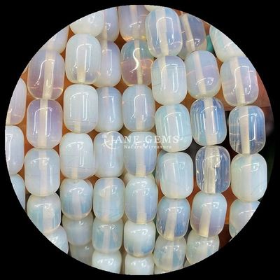 Gems Bead Howlite Opalite Natural Crystal Gemstone Barrel Shape Loose Bead Strands per la realizzazione di gioielli