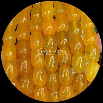 Gems Bead Dalmata Jasper Cristallo naturale Gemstone Barrel Forma di perline sciolte Stringi per la produzione di gioielli