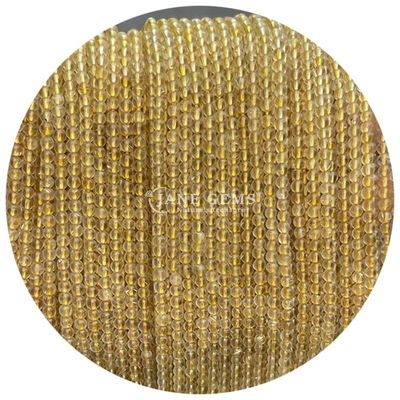 Semi-pietra preziosa Citrine Tourmaline Guarigione Loose Round Bead Strands per il regalo di compleanno