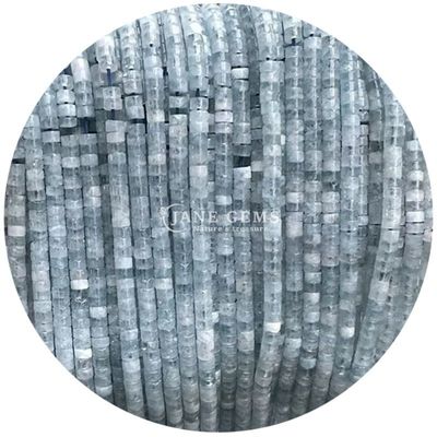 Pietra naturale angolo destro perle sciolte Strand Crystal Peace Jasper Aquamarine perle Strands