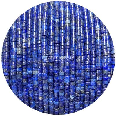 Perline di lapis lazuli naturale di pietra sodalita di angolo retto di forma cristallina per la produzione di gioielli