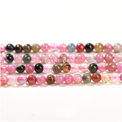 Vergine pietra naturale gemma lucidata liscia rotonda a perline per bracciale collana di produzione di accessori
