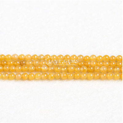 Vergine pietra naturale gemma lucidata liscia rotonda a perline per bracciale collana di produzione di accessori