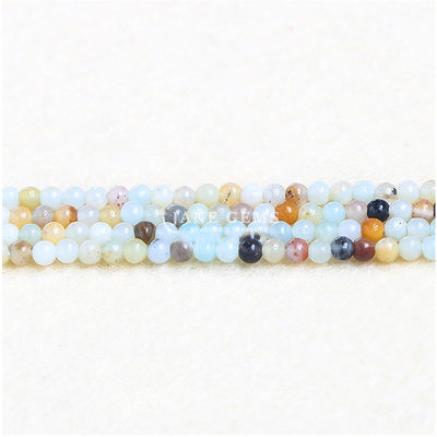 Vergine pietra naturale gemma lucidata liscia rotonda a perline per bracciale collana di produzione di accessori