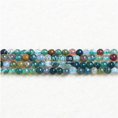 Vergine pietra naturale gemma lucidata liscia rotonda a perline per bracciale collana di produzione di accessori
