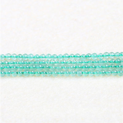 Vergine pietra naturale gemma lucidata liscia rotonda a perline per bracciale collana di produzione di accessori