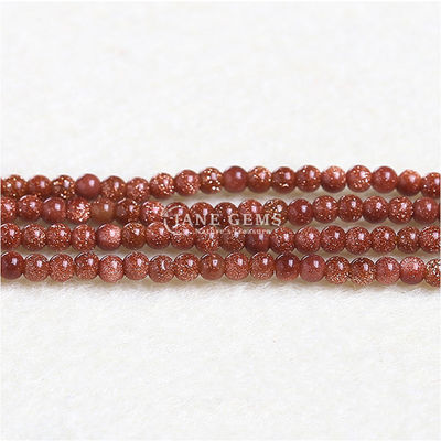 Forma rotonda cristallina perline sciolte Strand Quartz chiaro Unakite per artigianato fai da te