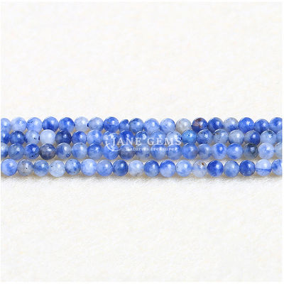 Forma rotonda cristallina perline sciolte Strand Quartz chiaro Unakite per artigianato fai da te