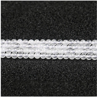 Forma rotonda cristallina perline sciolte Strand Quartz chiaro Unakite per artigianato fai da te