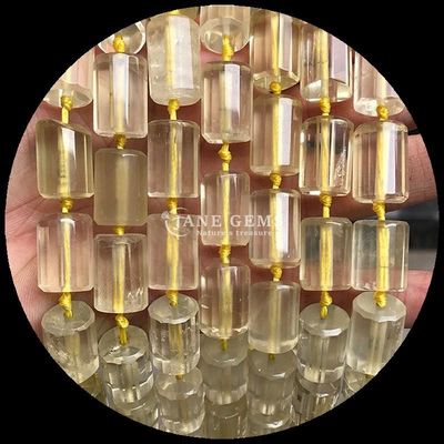 Gems Bead Cristallo naturale Apatite Rhodonite Gemstone facciata cilindrica forma a sfera di perla allentata fili per la produzione di gioielli