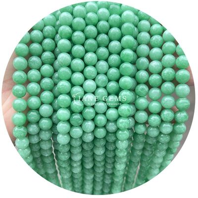 Giada Rotonda Colore Chalcedonia Pietra Perle Curative Cristallo Pietra Naturale Perle Libere Per La Fabbricazione Di Gioielli DIY