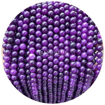 Giada Rotonda Colore Chalcedonia Pietra Perle Curative Cristallo Pietra Naturale Perle Libere Per La Fabbricazione Di Gioielli DIY