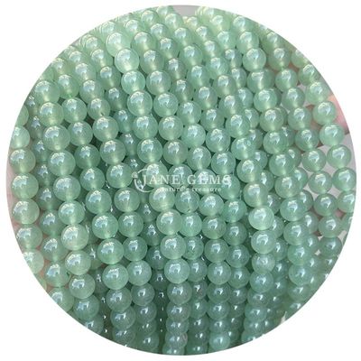 Perline di pietra gemma naturale strato rotondo di pietra cristallina perline sciolte per la fabbricazione di braccialetti di gioielli