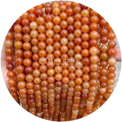 Miscela gemma naturale perle sciolte rosso avventurino giada verde per la fabbricazione di artigianato di cristallo