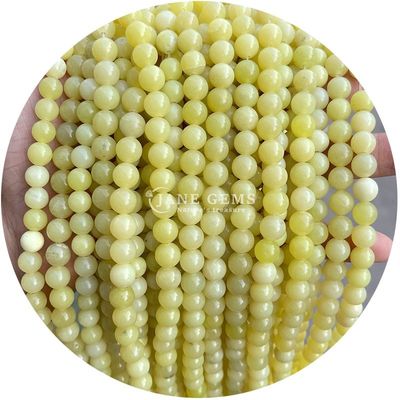 Perle di pietra naturale sciolta Strand Gemstone rosa avventurino rotondo liscio per la realizzazione di gioielli fai da te