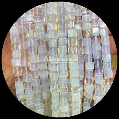 Forma quadrata cubo Opiolite Occhio di tigre Stringhe di perline sciolte per l'energia curativa