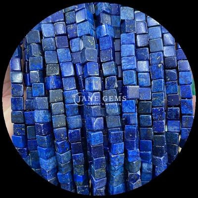 Cubo a forma quadrata Howlite Lapis Lazuli Stringhe di perline sciolte per la realizzazione di gioielli fai da te