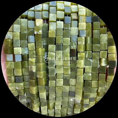 Giada naturale meridionale Amazonite Forma quadrata Stringhe di perline di gemma per gioielli fai da te e energia curativa