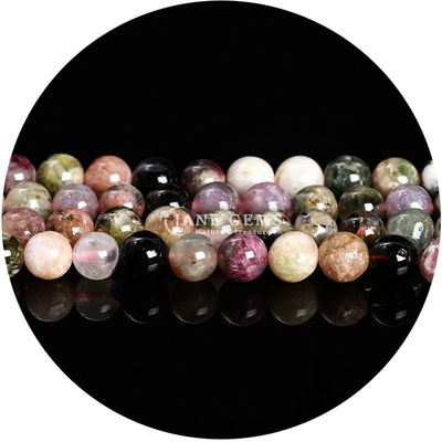 Armonizzare le energie naturale guarigione cristallo perle di gemma turmalina magnesite per la produzione di gioielli di cristallo