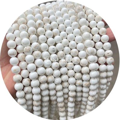 Armonizzare le energie naturale guarigione cristallo perle di gemma turmalina magnesite per la produzione di gioielli di cristallo