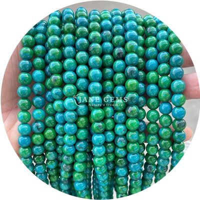 Armonizzare le energie naturale guarigione cristallo perle di gemma turmalina magnesite per la produzione di gioielli di cristallo