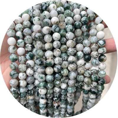 Armonizzare le energie naturale guarigione cristallo perle di gemma turmalina magnesite per la produzione di gioielli di cristallo